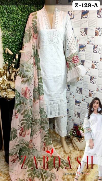 ZARQASH Z129-A DESIGNER SALWAR SUIT WHOLESALER IN INDIA